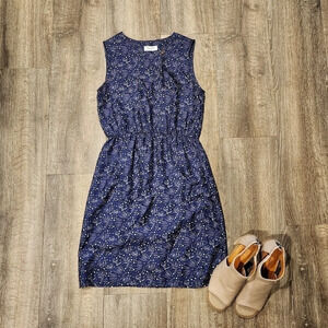 Steven Alan Silk Whimsical Floral Print Dress